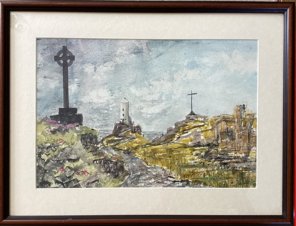 Watercolour by Heather Draper | Ynys Llanddwyn
